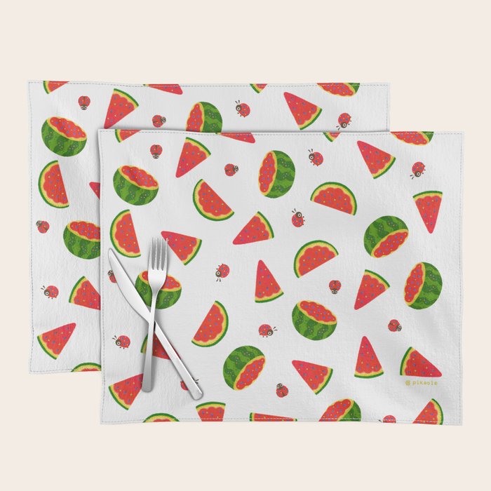 Watermelon&ladybug Placemat Gallery Image 1