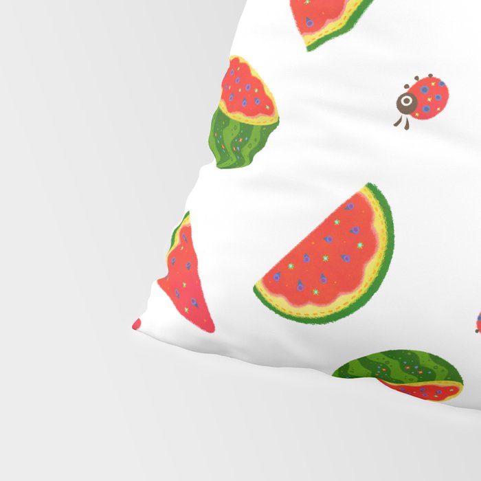 Watermelon&ladybug Pillow Sham Gallery Image 4