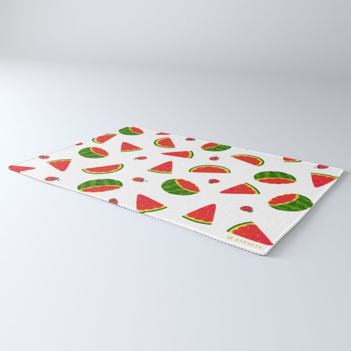 Watermelon&ladybug Rug Gallery Image 3
