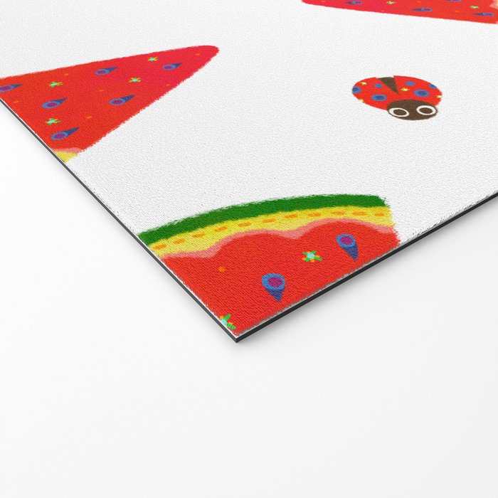 Watermelon&ladybug Welcome Mat Gallery Image 2