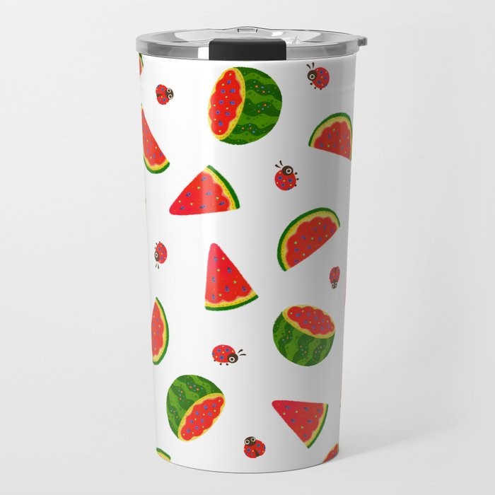 Watermelon&ladybug Travel Mug Gallery Image 1