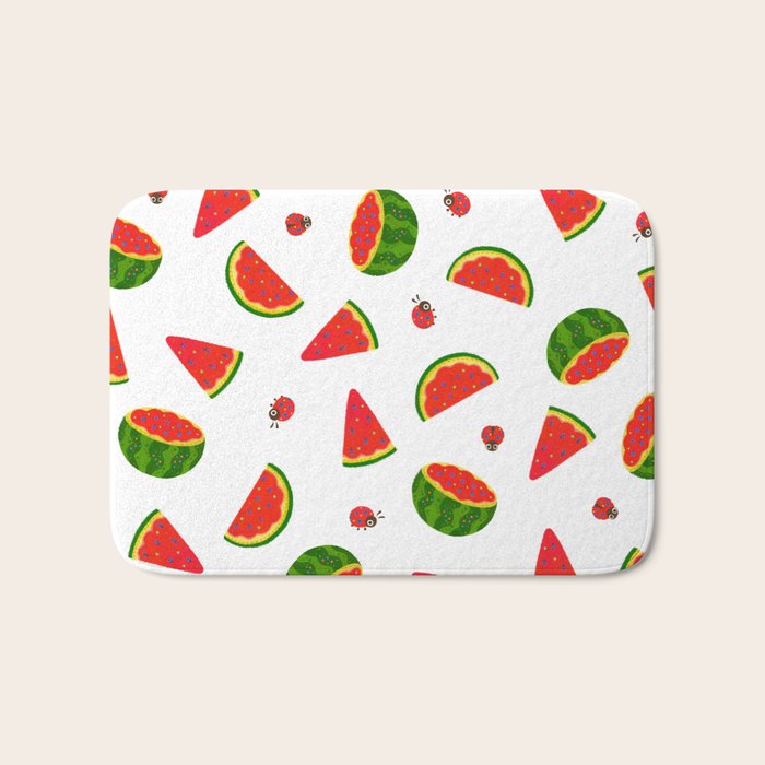 Watermelon&ladybug Bath Mat Gallery Image 1