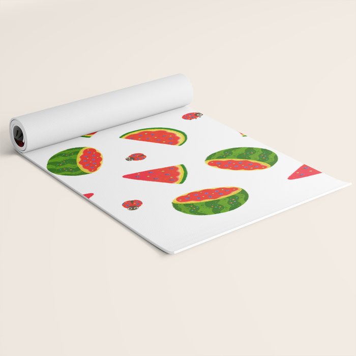Watermelon&ladybug Yoga Mat Gallery Image 2