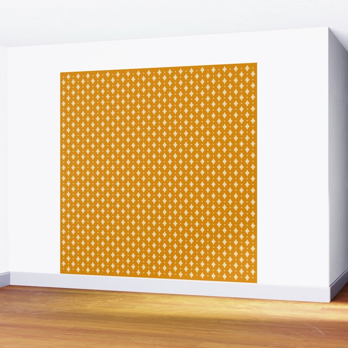 Vintage Stars III Orange Wall Mural Gallery Image 2