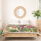 Snake Princess Tropical Jungle Vibes Multicolor  Duvet Cover Gallery Image 3