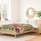 Snake Princess Tropical Jungle Vibes Multicolor  Duvet Cover Gallery Image 2