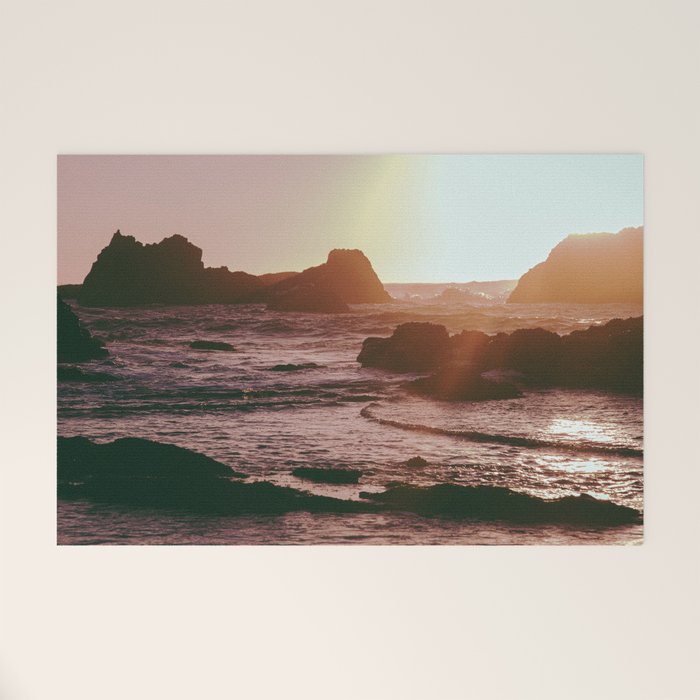 Rocky Sun-Kissed Tides Welcome Mat Gallery Image 1
