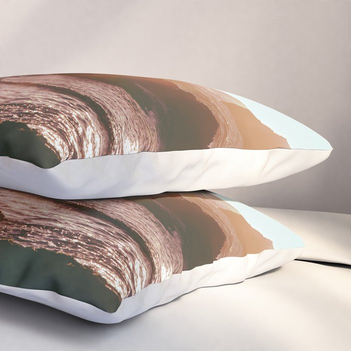 Rocky Sun-Kissed Tides Pillow Sham Gallery Image 3