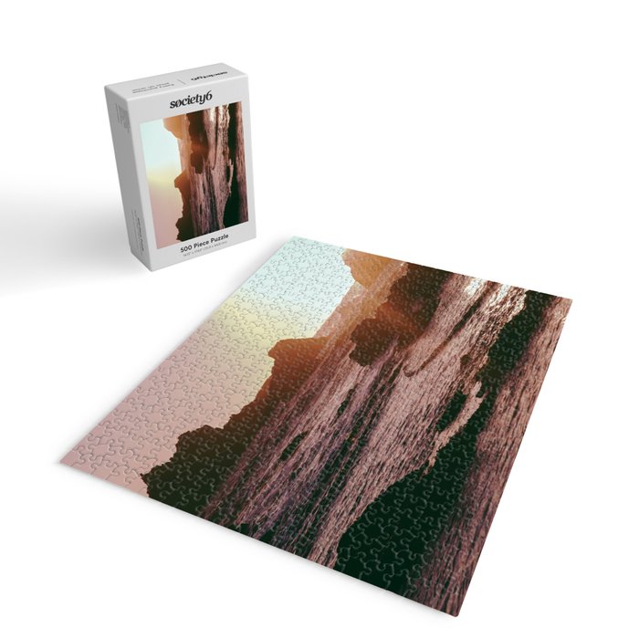 Rocky Sun-Kissed Tides Jigsaw Puzzle Gallery Image 2
