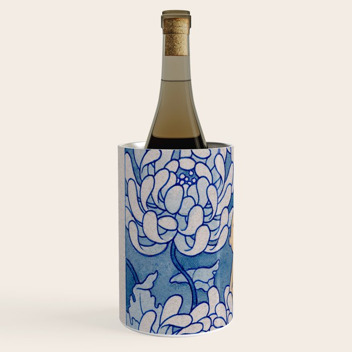 Watercolor Test (Blue) Wine Chiller Gallery Image 2