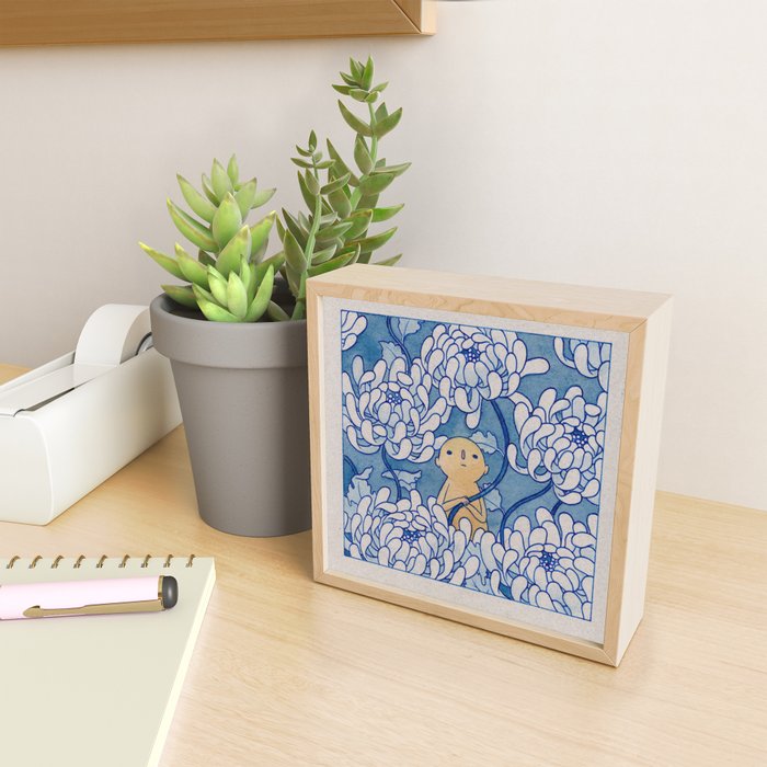 Watercolor Test (Blue) Mini Art Print Gallery Image 2