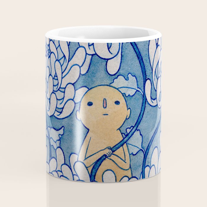 Watercolor Test (Blue) Coffee Mug Gallery Image 4