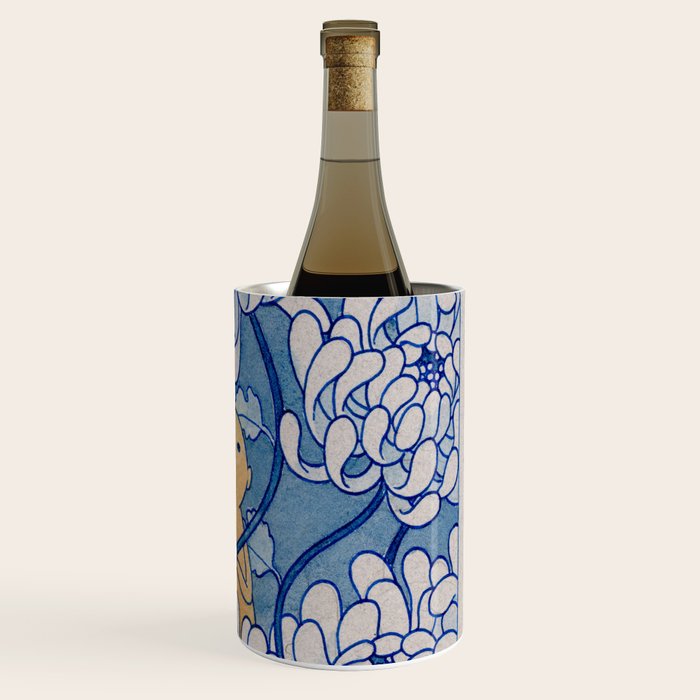 Watercolor Test (Blue) Wine Chiller Gallery Image 3