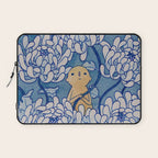 Watercolor Test (Blue) Laptop Sleeve Gallery Image 1