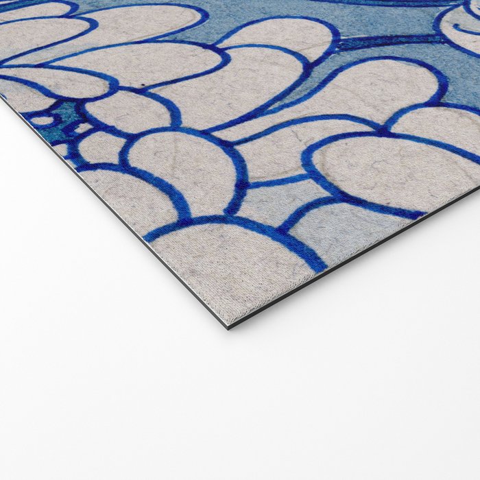 Watercolor Test (Blue) Welcome Mat Gallery Image 2