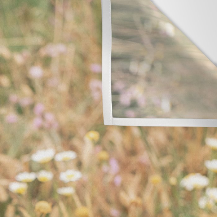 Wildflowers on the coast in Ericeira | Portugal travel photography Wall Tapestry Gallery Image 3