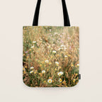 Wildflowers on the coast in Ericeira | Portugal travel photography Tote Bag Gallery Image 1
