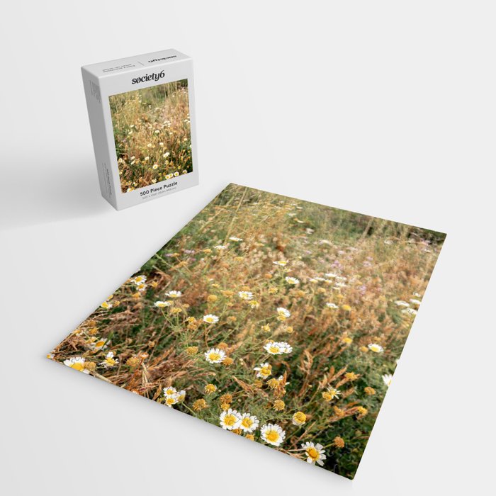 Wildflowers on the coast in Ericeira | Portugal travel photography Jigsaw Puzzle Gallery Image 2