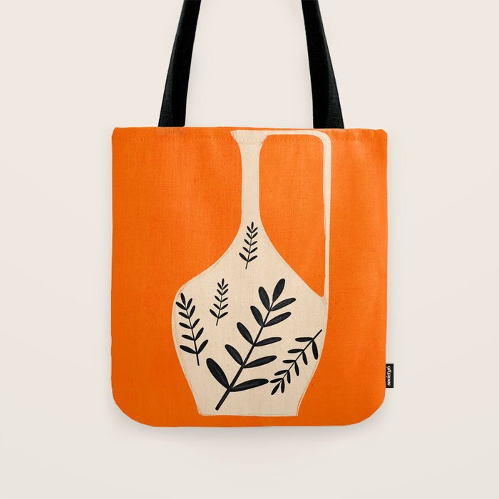 Minimal Abstract Art Vase 24 Tote Bag Gallery Image 1