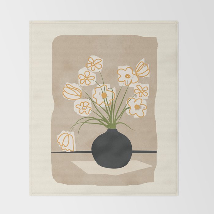 Flowers 7 Throw Blanket Gallery Image 2