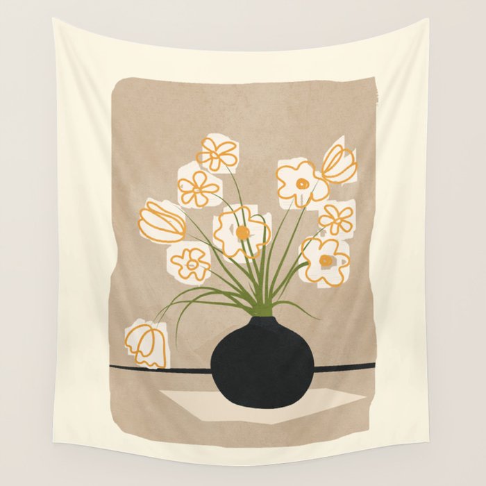 Flowers 7 Wall Tapestry Gallery Image 1