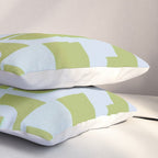 Abstract in Kiwi Pillow Sham Gallery Image 3