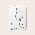 abstract nude Bath Mat Gallery Image 1