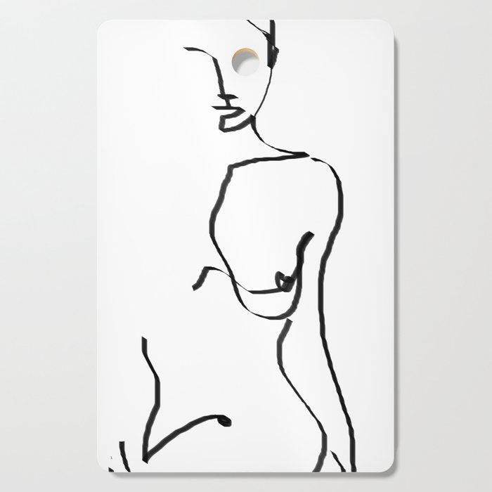 abstract nude Cutting Board Gallery Image 1
