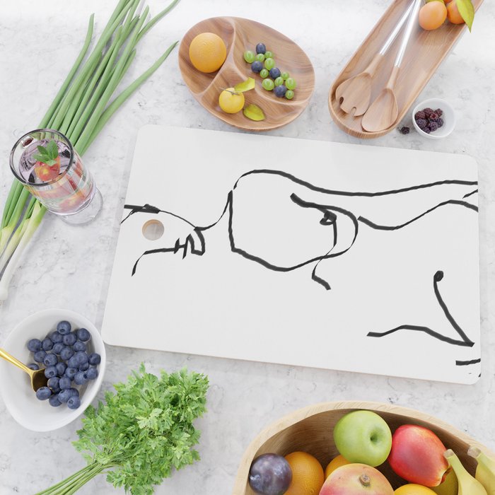abstract nude Cutting Board Gallery Image 2