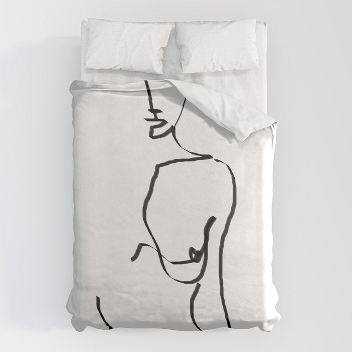 abstract nude Duvet Cover Gallery Image 6