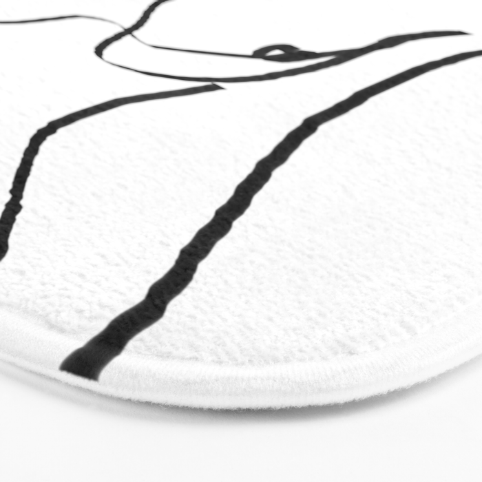 abstract nude Bath Mat Gallery Image 3