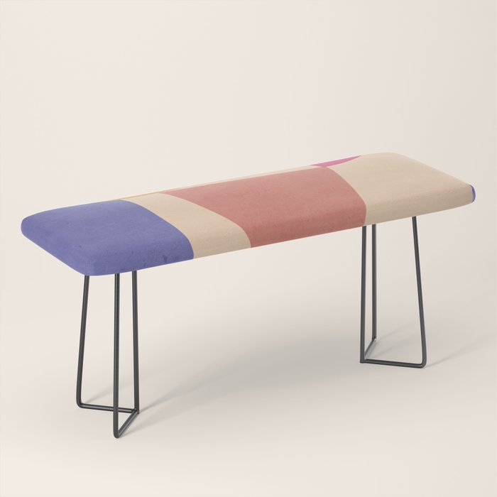 Modern Abstract Minimal Shapes 98 Bench Gallery Image 1