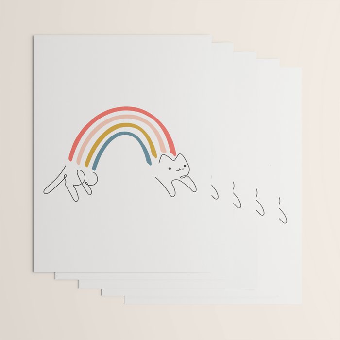 Rainbow Cat 1 Wrapping Paper Gallery Image 3