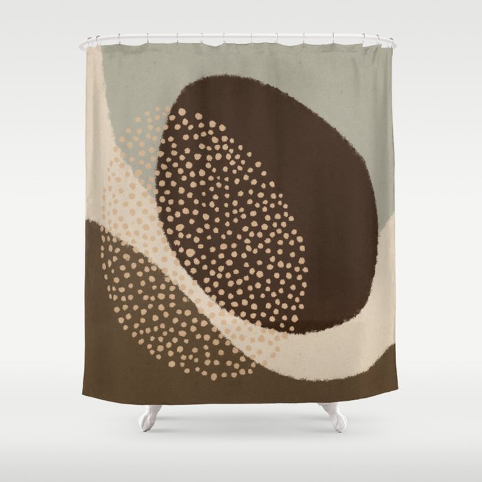 Modern Abstract Shapes #6 Shower Curtain Gallery Image 1