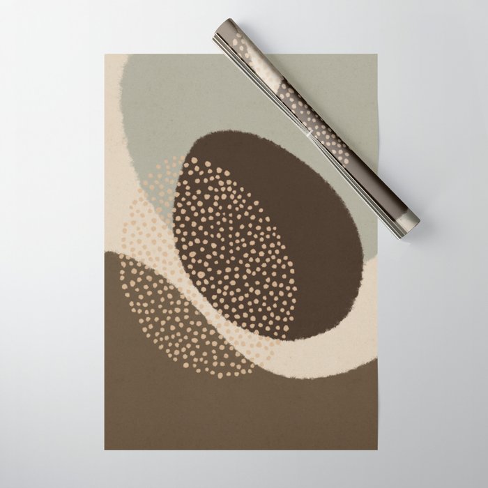 Modern Abstract Shapes #6 Wrapping Paper Gallery Image 1