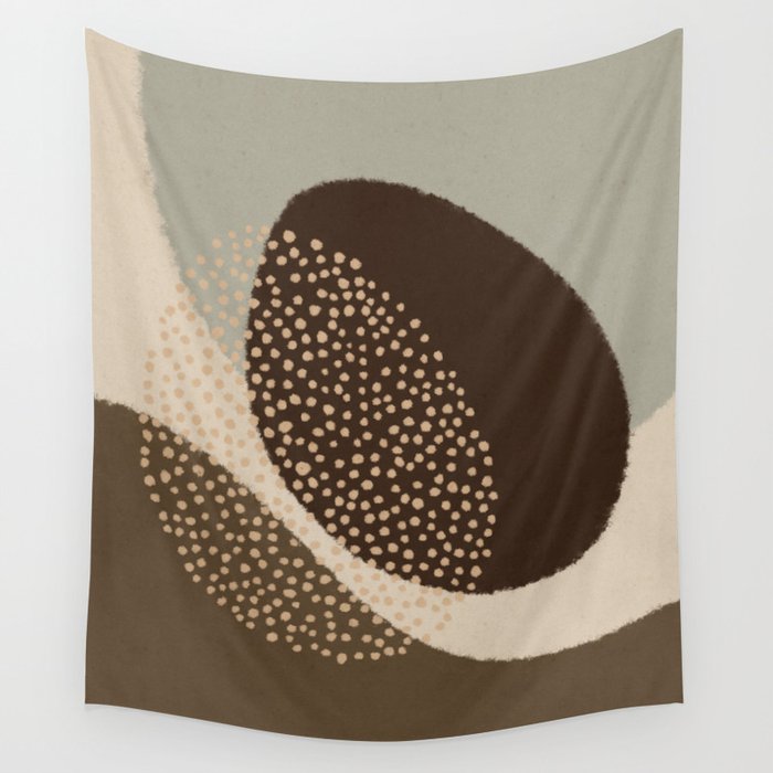 Modern Abstract Shapes #6 Wall Tapestry Gallery Image 4