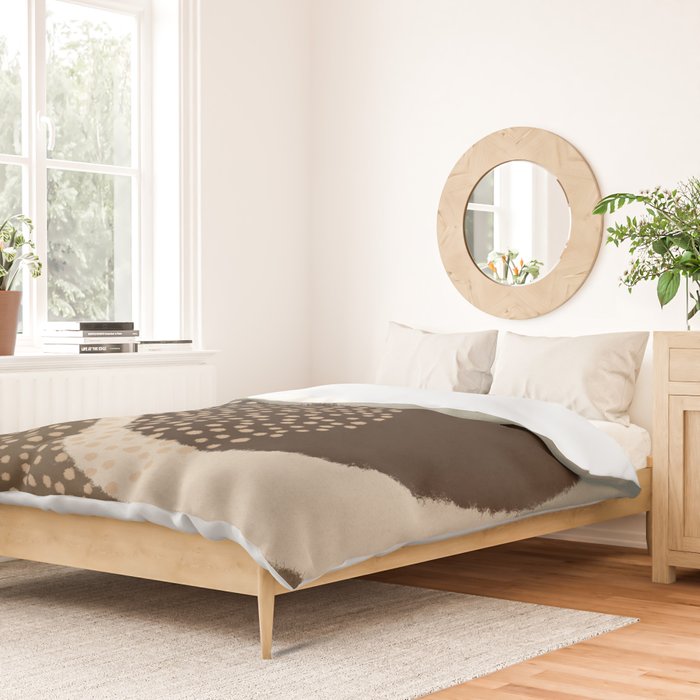 Modern Abstract Shapes #6 Duvet Cover Gallery Image 2
