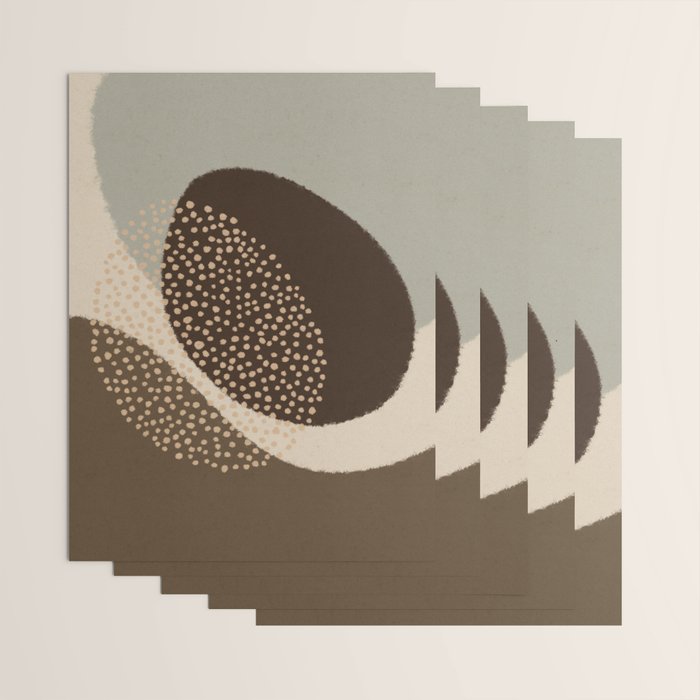 Modern Abstract Shapes #6 Wrapping Paper Gallery Image 3