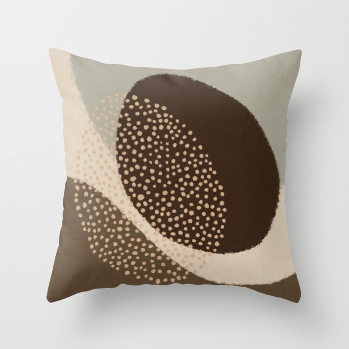 Modern Abstract Shapes #6 Throw Pillow Gallery Image 6