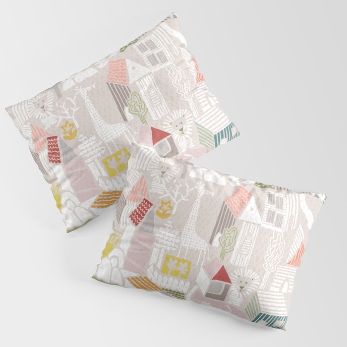 Wild animals hiding in the city Pillow Sham Gallery Image 3