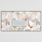 Wild animals hiding in the city Desk Mat Gallery Image 1