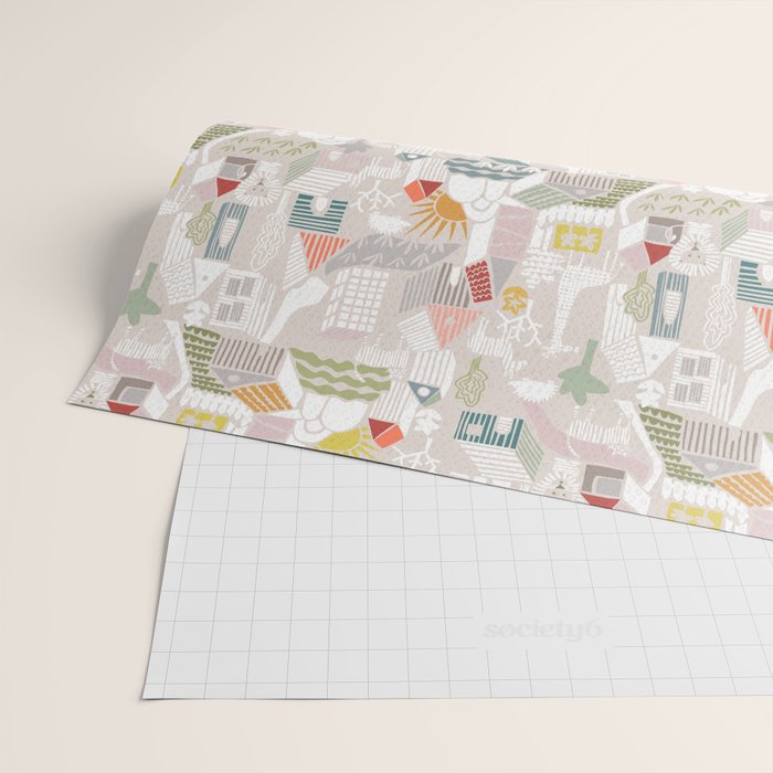 Wild animals hiding in the city Wrapping Paper Gallery Image 2