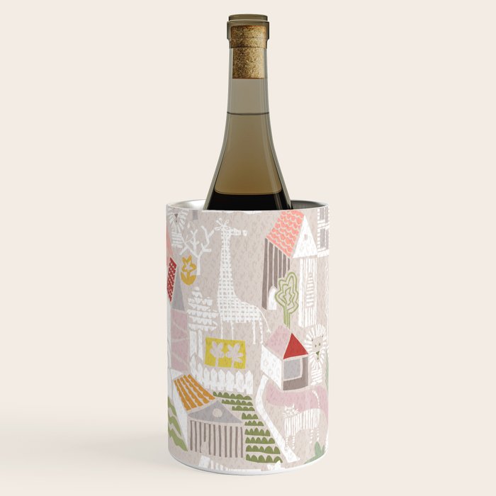 Wild animals hiding in the city Wine Chiller Gallery Image 2