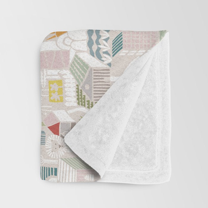 Wild animals hiding in the city Throw Blanket Gallery Image 3