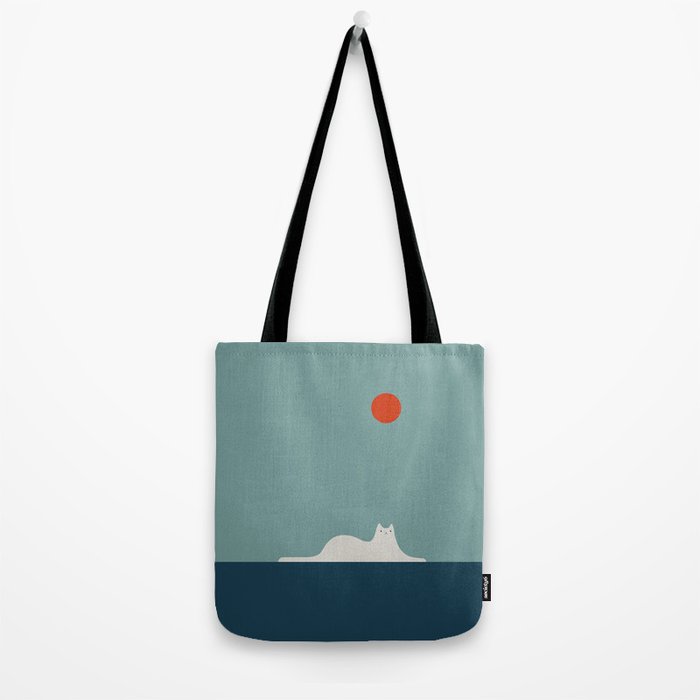 Cat Landscape 95 Tote Bag Gallery Image 2
