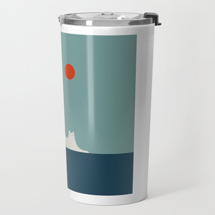 Cat Landscape 95 Travel Mug Gallery Image 2