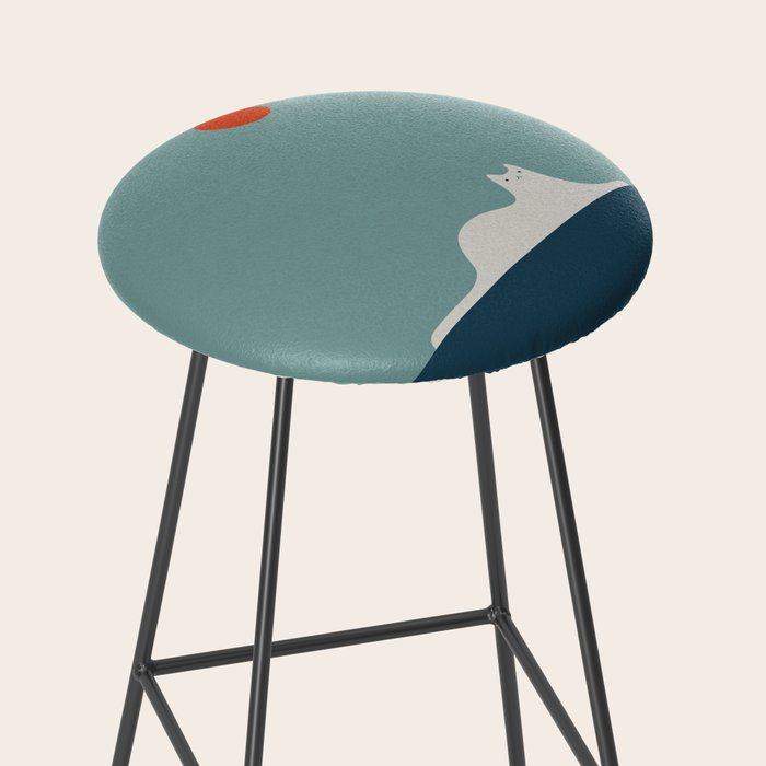 Cat Landscape 95 Stool Gallery Image 2