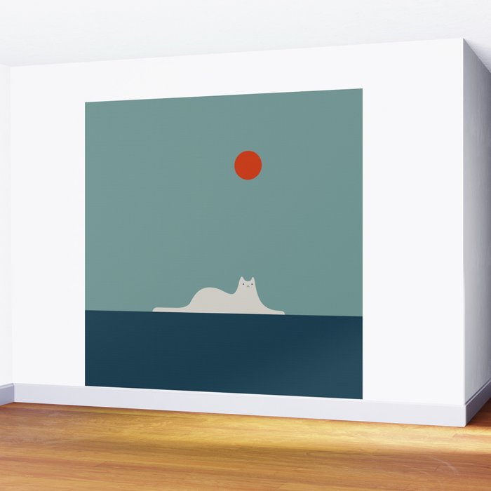 Cat Landscape 95 Wall Mural Gallery Image 2