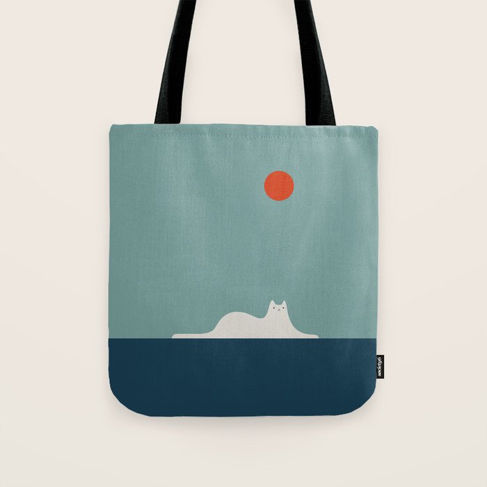 Cat Landscape 95 Tote Bag Gallery Image 1