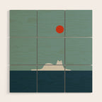 Cat Landscape 95 Wood Wall Art Gallery Image 1